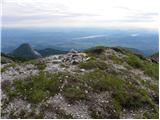 Erjavčev rovt - Huhnerkogel/Gubno